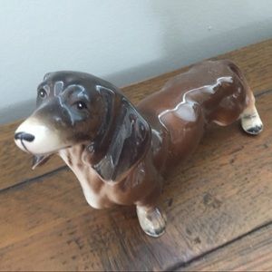 Vintage Dachshund Dog - ceramic